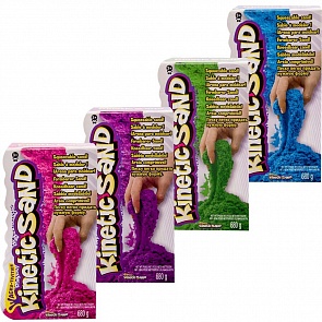 Набор Kinetic sand - Песок для лепки. Яркий цвет (Spin Master, 71409)